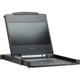 ATEN KVM Full HD LCD Konsole USB   17,3", KVM-Switch 