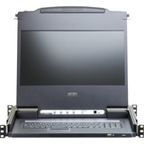 ATEN KVM Full HD LCD Konsole USB   17,3", KVM-Switch 