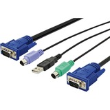 Digitus KVM Adapterkabel PS/2 für Digitus KVM Konsolen 3 Meter