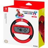 HORI Mario Kart 8 Deluxe Joy-Con Lenkrad Mario, Halterung rot/schwarz