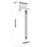 Logitech Crayon, Eingabestift silber/grau, für alle ab 2018 veröffentlichten iPads