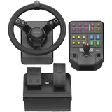 Logitech G Saitek Farm Sim Controller, Lenkrad schwarz/grau, Bundle für schwere Maschinen