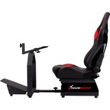 RaceRoom Game Seat RR3033, Sim Rig schwarz/rot