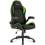 Sharkoon ELBRUS 1 Gaming Chair, Gaming-Stuhl schwarz/grün