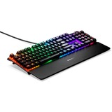 SteelSeries APEX 7, Gaming-Tastatur schwarz, DE-Layout, SteelSeries QX2 Brown