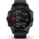 Garmin fenix 6 Pro, Smartwatch schwarz, 47 mm