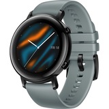 Huawei Watch GT2 42mm Sport, Smartwatch blau/grün, Armband: Lake Cyan, Fluorkautschuk