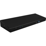 ICY BOX IB-DK2244AC, Dockingstation schwarz, HDMI, USB-C, DisplayPort