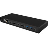 ICY BOX IB-DK2245AC, Dockingstation grau, USB-C, HDMI, DisplayPort