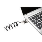 Kensington NanoSaver Laptopschloss tragbar schwarz/silber