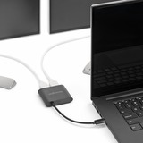 Kensington USB Adapter, USB-C Stecker > 2x HDMI 1.4 Buchse schwarz