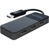 DeLOCK DisplayPort Splitter 1.4 1x DisplayPort > 3x DisplayPort schwarz, 30cm