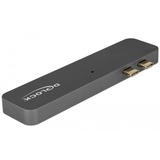 DeLOCK Dockingstation für Macbook mit 5K grau, Thunderbolt (USB-C), USB-A, HDMI