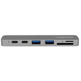 DeLOCK Dockingstation für Macbook mit 5K grau, Thunderbolt (USB-C), USB-A, HDMI