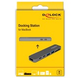 DeLOCK Dockingstation für Macbook mit 5K grau, Thunderbolt (USB-C), USB-A, HDMI
