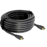 DeLOCK Kabel HDMI-A Stecker > HDMI-A Stecker schwarz, 20 Meter, mit Ethernet, High Speed