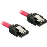 DeLOCK SATA 6 Gb/s Kabel, 30cm rot, gerade / gerade