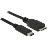 DeLOCK USB 3.2 Gen 2 Kabel, USB-C Stecker > Micro-USB Stecker schwarz, 0,5 Meter