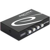 DeLOCK Umschalter USB 2.0 4 Port manuell, USB-Umschalter 