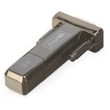 Digitus USB 2.0 Adapter, USB-A Stecker > Seriell RS232 Stecker schwarz, inkl. 80cm Verlängerungskabel