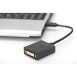 Digitus USB 3.2 Gen 1 Adapter, USB-A Stecker > DVI Buchse schwarz