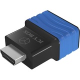 ICY BOX IB-AC516 Adapter HDMI -> VGA schwarz/blau
