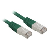 Sharkoon Patchkabel RJ45 Cat.5e FTP grün, 3 Meter, Retail