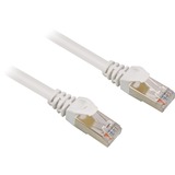 Sharkoon Patchkabel RJ45 Cat.6 SFTP weiß, 1 Meter