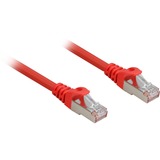 Sharkoon Patchkabel RJ45 Cat.6a SFTP rot, 5 Meter, LSOH (Halogenfrei)