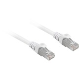 Sharkoon Patchkabel RJ45 Cat.6a SFTP weiß, 15 Meter, LSOH (Halogenfrei)