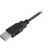 Sharkoon USB 2.0 Verlängerungskabel, USB-A Stecker > USB-A Buchse schwarz, 1,0 Meter, doppelt geschirmt