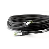 goobay CAT 8.1 Patchkabel, S/FTP (PiMF) schwarz, 1 Meter