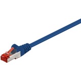 goobay Patchkabel CAT6 S/FTP (PiMF) dunkelblau, 50 Meter, doppelt geschirmt