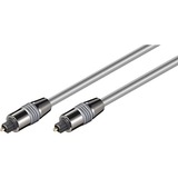 goobay Toslink-Kabel HQ silber, 2 Meter