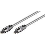 goobay Toslink-Kabel HQ silber, 5 Meter