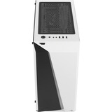 Aerocool Cylon Pro, Tower-Gehäuse weiß/schwarz, Tempered Glass