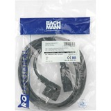 Bachmann Kaltgeräte-Kabel 353.185 schwarz, 3 Meter