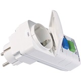 Bachmann PRCD/Fehlerstromschutzadapter mit Klappdeckel 919.284 weiß