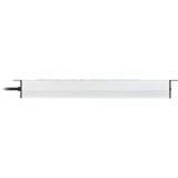 Brennenstuhl Alu-Line 19" Steckdosenleiste 12-fach C13 schwarz/aluminium, 1HE, 2 Meter Kabel, Kaltgerätebuchsen