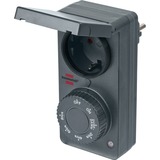 Brennenstuhl Zeitschaltuhr mit Dämmerungssensor DDT IP 44 anthrazit