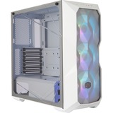 Cooler Master MasterBox TD500 MESH WHITE, Tower-Gehäuse weiß, Tempered Glass