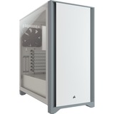 Corsair 4000D TG, Tower-Gehäuse weiß, Tempered Glass