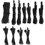 Corsair Netzteilkabel Premium Pro-Kit Typ 4 Gen 4, 20-teilig schwarz, mit Einzelummantelung