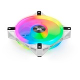 Corsair iCUE QL120 RGB 120x120x25, Gehäuselüfter weiß, einzelner Lüfter ohne Controller
