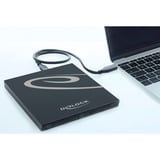 DeLOCK Externes Gehäuse für Ultra Slim SATA Laufwerke 9,5 mm > USB Type-C Buchse, Laufwerksgehäuse 