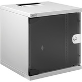 Digitus 254-mm-Wandschrank, 6 HE, IT-Schrank grau, 6 Höheneinheiten