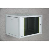 Digitus 483-mm-Wandschrank, 12 HE, IT-Schrank hellgrau, 12 Höheneinheiten