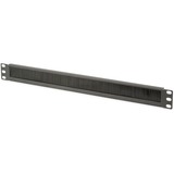 Digitus Kabelbürstenleiste für 483 mm (19")-Schränke, Kabelführung schwarz, 1 HE