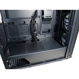 Inter-Tech W-III RGB, Tower-Gehäuse schwarz, Frontblende aus Tempered Glass 