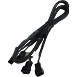 Phobya Y-Kabel 3Pin-Lüfter > 4x 3Pin Lüfter schwarz, 60cm